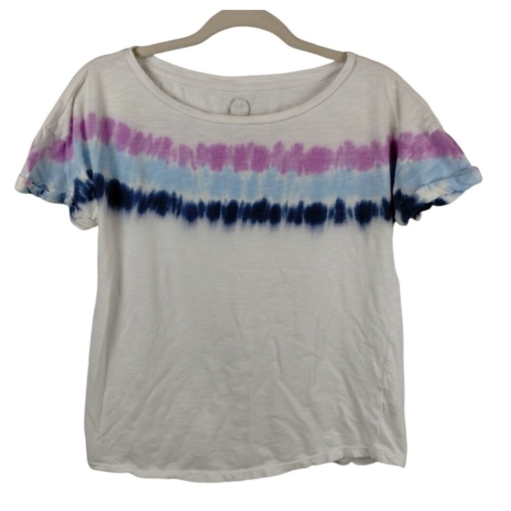 Maurices Womens Small Tie-Dye Short-Sleeve Top